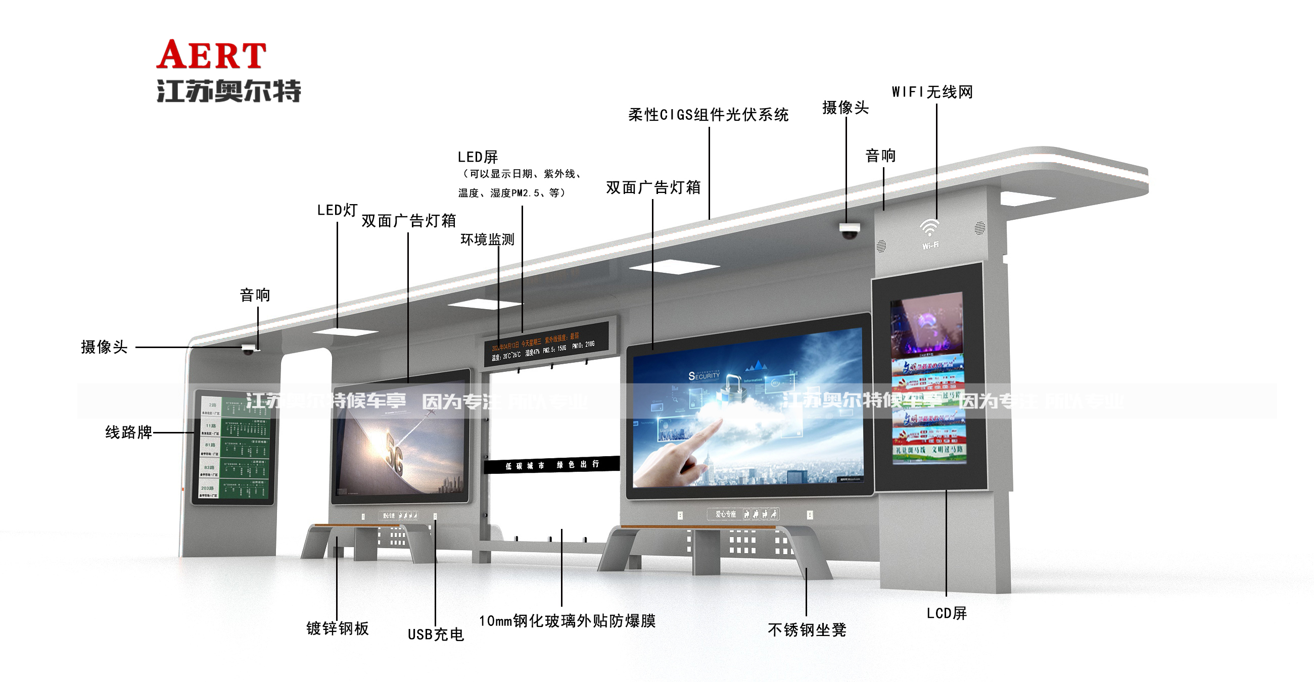 宿遷智能公交站臺(tái)