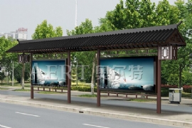 候車(chē)亭立柱為什么有圓柱和方柱
