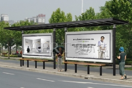 候車(chē)亭廠(chǎng)家解析候車(chē)亭雙面燈箱優(yōu)勢(shì)