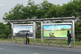 候車(chē)亭燈箱LED燈光不亮該如何處理