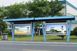 候車(chē)亭廠(chǎng)家分析候車(chē)亭燈箱內(nèi)畫(huà)面脫落原因